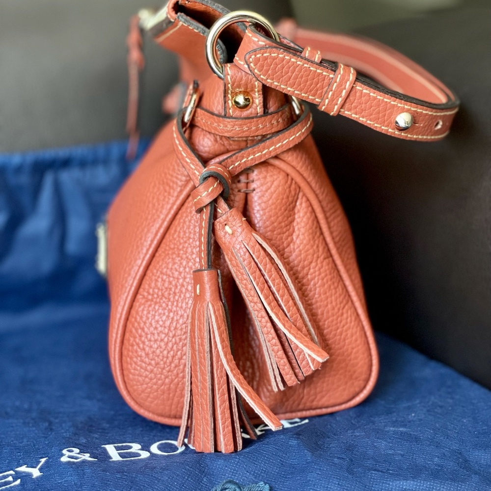 NEW - Dooney & Bourke Leather Mini Satchel - Picture 13 of 15